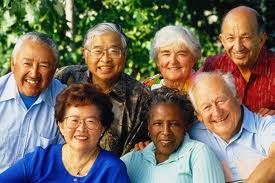 diverse seniors